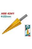 4-22 MM Kademeli Matkap Ucu / Kozalak Panç /Yüksek Kalite / NMS HIRDAVAT
