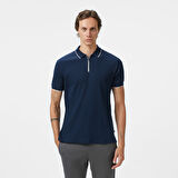 Nautica Erkek Lacivert Classic Fit Polo Yaka T-Shirt