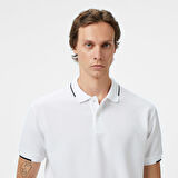 Nautica Erkek Beyaz Classic Fit Polo Yaka T-Shirt