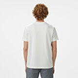 Nautica Erkek Beyaz Classic Fit T-Shirt