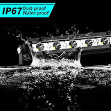 72W 64cm Düz Tek Sıra Üniversal Delici Sis Lambası Led Bar