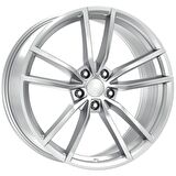 EMR-DY407-01 7.5x17"-5x100 ET35 57.1 Dynamic Silver Jant (4 Adet)