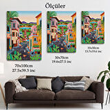 Ortacağ Meksika Köyü Duvar Tablosu-6344