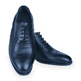 El Yapımı Hakiki Deri Brogue Model +7/9cm Boy Uzatan Gizli Topuk Erkek Ayakkabı Damatlık Kundura