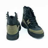 +7 cm Boy Uzatan Gizli Topuklu Army Tarz Bilek Boy Erkek Bot