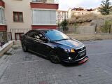 Üniversal Esnek 4 Parça Kırmızı Dilli Lip Piano Black Flaplı Kanatlı ABS Plastik