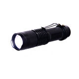 Orjinal 800 Lümen T6 Şarjlı El Feneri - 11,5 cm, 300 mt Aydınlatma, 3 Modlu Aydınlatma