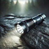 Mini Güçlü Şarjlı Pilli El Feneri - 9 cm, Zoom Özellikli Ultra Yüksek Led, 200 mt Aydınlatma