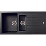 Gradde Siyah 1,5 Göz Granit Eviye 50X100 Cm