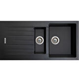 Gradde Siyah 1,5 Göz Granit Eviye 50X100 Cm