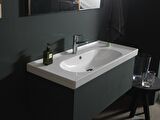 Cerastyle Turkuaz Arya Etajerli Lavabo 80*45 Cm