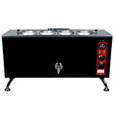 Anka Pro Elektrikli Full Otomatik Çay Kazanı 4 Demlikli 40 Litre Siyah