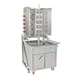 Himaksan Arabalı Döner Ocağı 12 Radyanlı Doğalgazlı