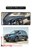 Nissan X-Trail 2013+ Torpido Koruma  Halısı -  Siyah Kenar