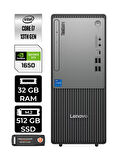Lenovo ThinkCentre Neo 50T G5 i7 13700 32GB 512GB SSD GTX1650/4GB FDOS Masaüstü Bilgisayar &PER4 USB