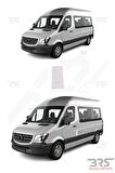 Mercedes Sprinter 2006-2018 Krom Depo Kapağı Paslanmaz Çelik