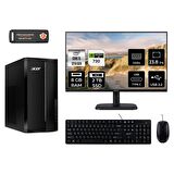 Acer Aspire TC1760 i5 12400 8GB 2TB SSD GT730/4GB FDOS DT.BHUEM.005 MASAÜSTÜ PC & 23.8" MONİTÖR