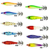 Ryuji Soft Squid 7cm Silikon Kalamar Zokası 08-Standart
