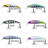 Ryuji S 70 7cm 9gr Sinking Maket Yem RAINBOW UV-Standart