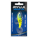 Ryuji Mirror Vib 9gr / 4.5cm Jig Yem PINK POINT GLOW-Standart