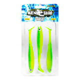 Ryuji Mister Shad 10cm 7gr Silikon Yem PEARL WHITE GLOW-Standart