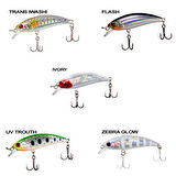 Ryuji Baby Minnow Sinking 5cm 4.5gr Maket Yem UV TROUT-Standart