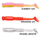 Ryuji Rock Tail 4cm Kokulu Silikon Yem (12 adet) RAINBOW-Standart