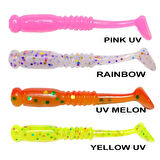 Ryuji Rock Tail 4cm Kokulu Silikon Yem (12 adet) ORANGE UV-Standart