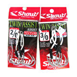Shout Twin Assist Serisi Olta İğnesi Standart-1/0