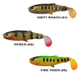 Remixon Crafter Shad 8.5cm Silikon Yem (5 Adet) FIRE TIGER-Standart