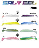 Fujin Salt Eel Body 10cm x3 Silikon Yem Gövde 034 Glowy
