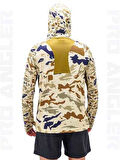 Fujin Pro Angler S24 Buff&Hoodie Natural Camo Medium (M)