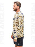 Fujin Pro Angler S24 T-Shirt Narural Camo Large (L)