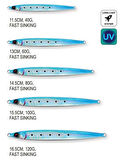 Savage Gear Sardine Slider 11.5 cm 40 gr Sahte Balık UV Sayoris