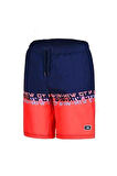 Fujin Pro Angler Board Short Mayo Scarlet Dark Navy Medium (M)