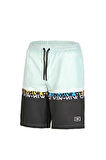 Fujin Pro Angler Board Short Mayo Anthracite Turquoise Medium (M)