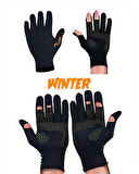 Fujin Pro Angler Winter Gloves Black M/L