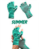 Fujin Pro Angler Summer Gloves Green L/XL