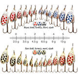 AlbaStar 202 Döner Olta Kaşığı SARI-SİYAH-NO:5