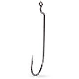 Mustad Offset Worm 39121NP-BN Olta İğnesi BLACK NICKEL-NO:2-0 - 7Lİ