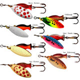 Mepps Longue Heavy Olta Kaşığı MAVİ-PEMBE-NO:2