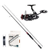 REMIXON FOCUS RD 2.40M 5-35GR 2P KAMIŞ+RD3000M 5+1BB MAKARA, SET Standart-Standart