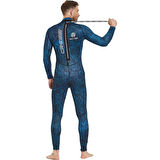 Cressi Tokugawa Man Dalış Elbisesi BLUE CAMO-3MM - NO:3 / M
