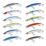 Yozuri Mag Crystal Minnow Floating Sahte Balığı CIW-125MM