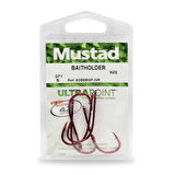 Mustad Red Baitholder Olta İğnesi 92668NP-NR Standart-NO:4 - 10LU