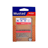 Mustad Alpha Point Notorious 10024AP Olta İğnesi TITAN STEEL-NO:2 - 8Lİ