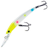 Yozuri Crystal Minnow Deep Diver Walleye Sahte Balığı BT-90MM