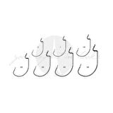 VMC 1X Strong Wide Gap Worm Olta İğnesi 7316TI 5li NİKEL-NO:1