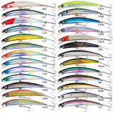 Yozuri Original Crystal Minnow Floating Sahte Balığı C57-130MM