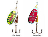 Dam Effzet Standard Spinner 3 gr #1 Kaşık Fire Shark